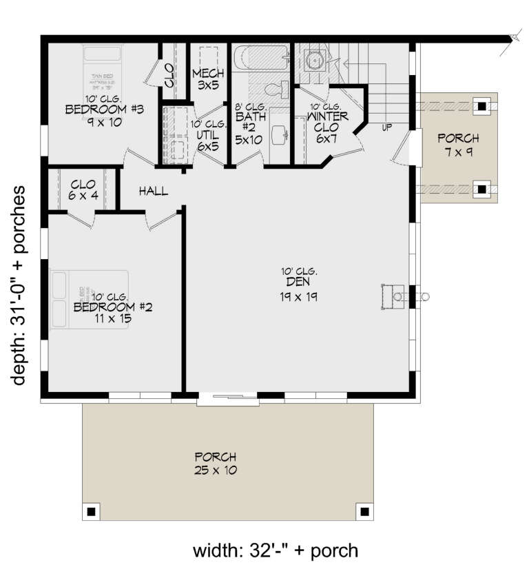 House Plan House Plan #28352 Drawing 3