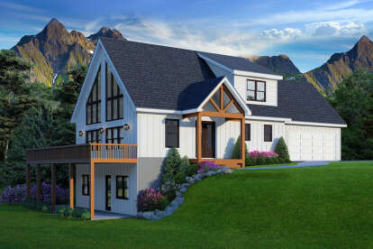 Mountain House Plan #940-00695 Elevation Photo