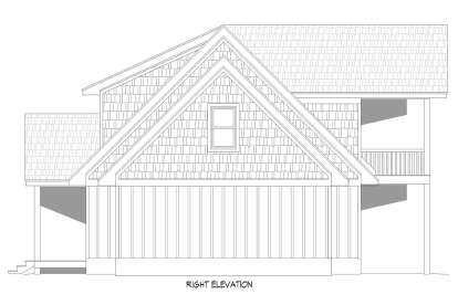 Mountain House Plan #940-00695 Elevation Photo