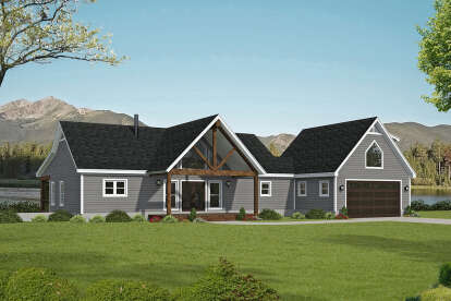 Mountain House Plan #940-00696 Elevation Photo