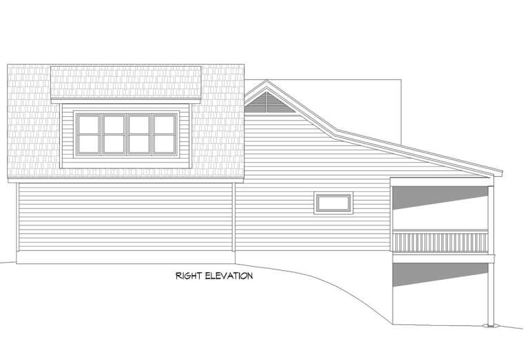 Mountain House Plan #940-00696 Elevation Photo