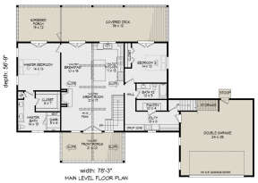 Main Floor  for House Plan #940-00696