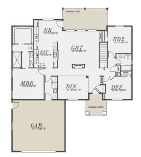 Main Floor  for House Plan #5244-00017
