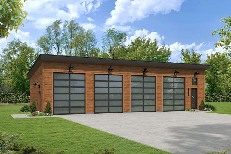 House Plan House Plan #28356 Angled Front Elevation