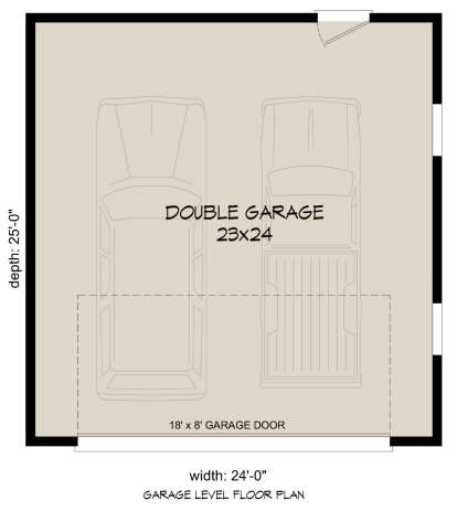 Garage Floor for House Plan #940-00698