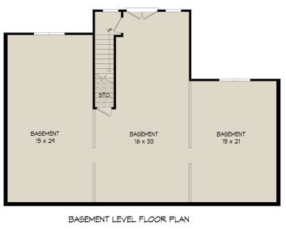 Basement for House Plan #940-00699
