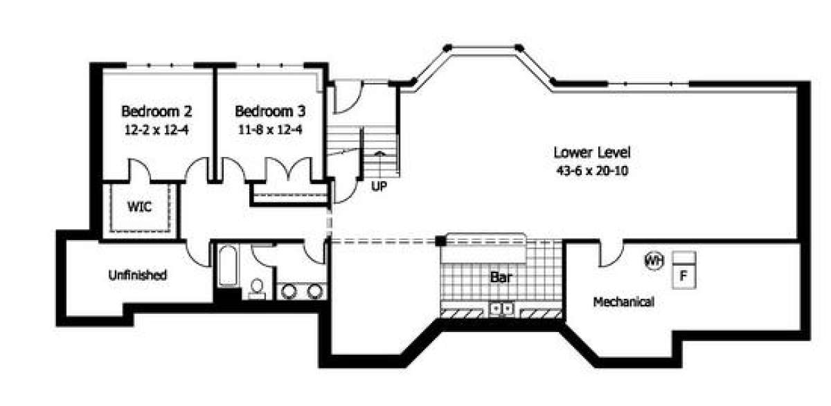 Basement for House Plan #098-00033