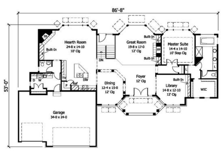 House Plan House Plan #2836 Drawing 2