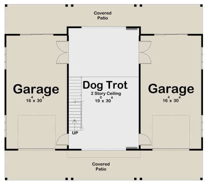 First Floor for House Plan #963-00723