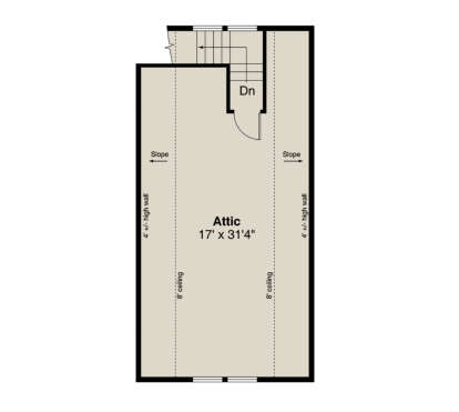 Second Floor for House Plan #035-01041