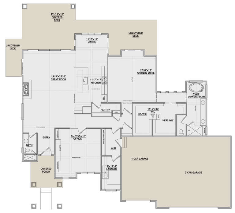House Plan House Plan #28362 Drawing 1