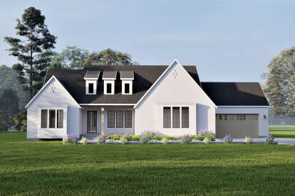 Modern Farmhouse House Plan #6422-00031 Elevation Photo