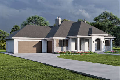 European House Plan #6422-00032 Elevation Photo