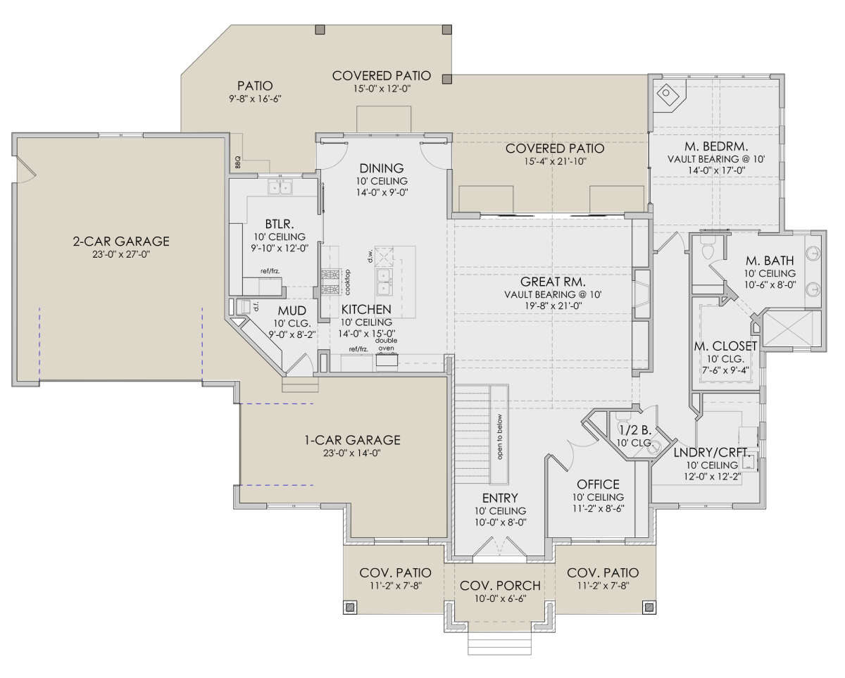 Main Floor  for House Plan #6422-00032