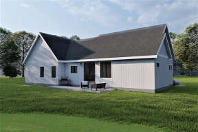 Modern Farmhouse House Plan #6422-00033 Elevation Photo