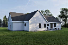 Modern Farmhouse House Plan #6422-00033 Elevation Photo