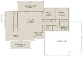 Walkout Basement for House Plan #6422-00033