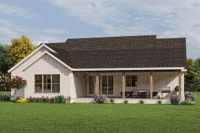 Modern Farmhouse House Plan #009-00321 Elevation Photo