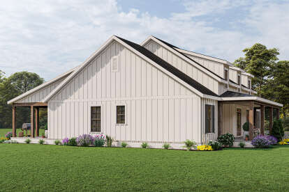 Modern Farmhouse House Plan #009-00321 Elevation Photo