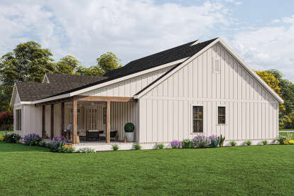 Modern Farmhouse House Plan #009-00321 Elevation Photo