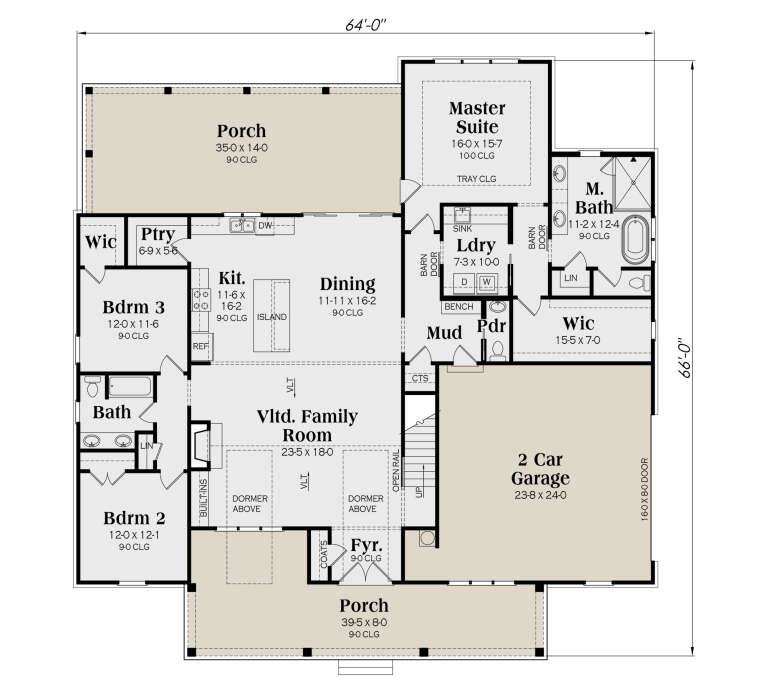 House Plan House Plan #28367 Drawing 1