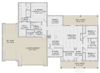 Main Floor  for House Plan #6422-00034