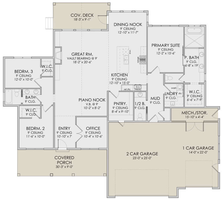 House Plan House Plan #28369 Drawing 1