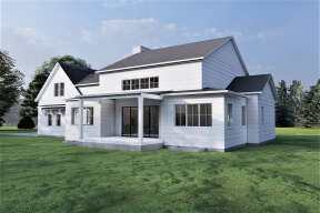 Modern Farmhouse House Plan #6422-00036 Elevation Photo