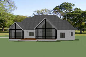 Modern Farmhouse House Plan #6849-00136 Elevation Photo