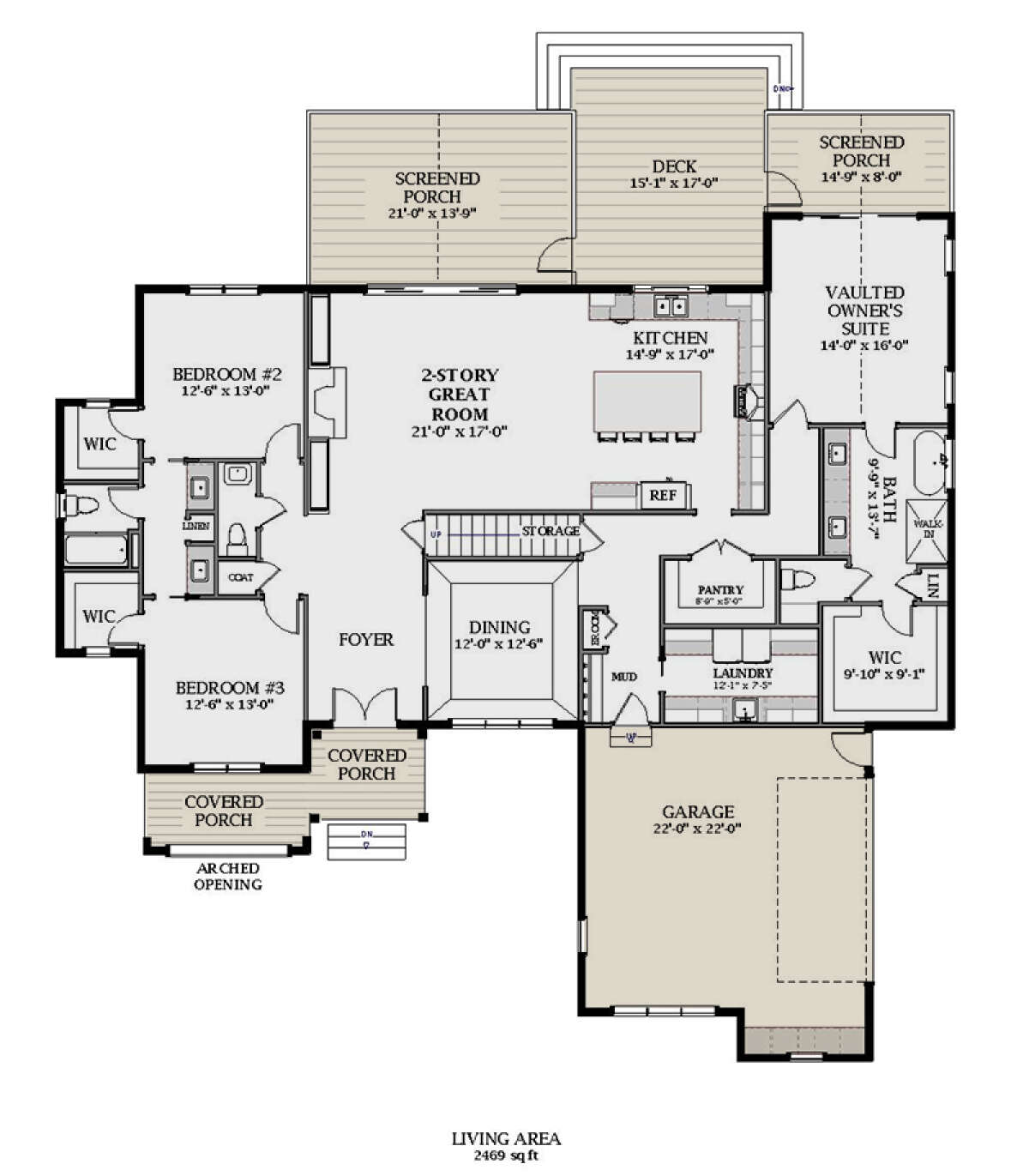 Main Floor  for House Plan #6849-00136
