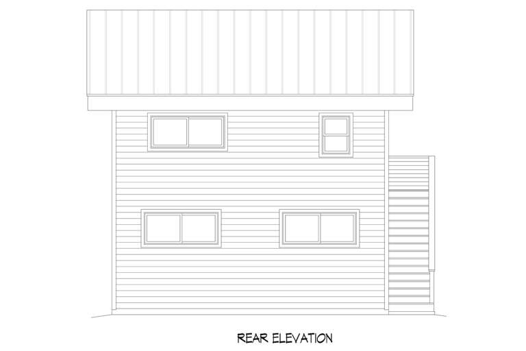 Modern House Plan #940-00701 Elevation Photo