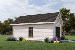 Traditional House Plan #009-00322 Elevation Photo