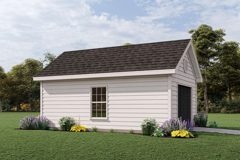 Traditional House Plan #009-00322 Elevation Photo