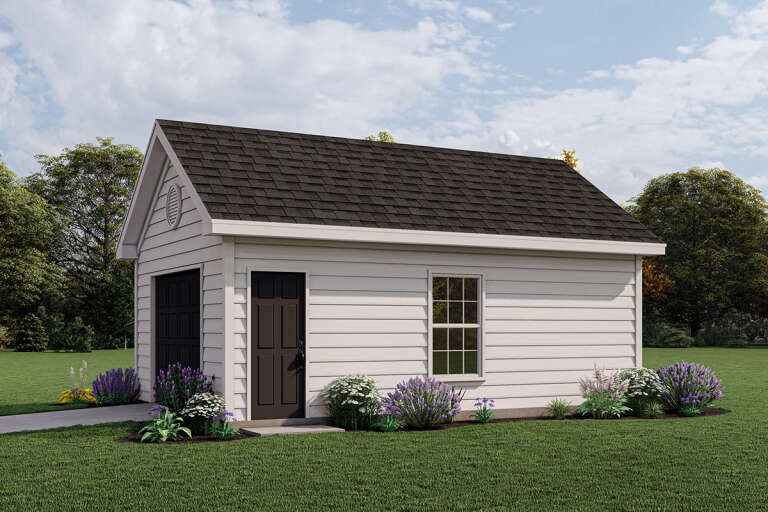 Traditional House Plan #009-00322 Elevation Photo
