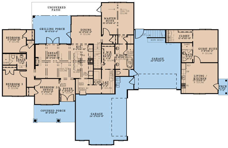 House Plan House Plan #28374 Drawing 1