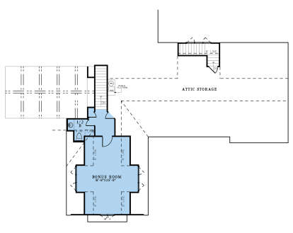 Bonus Room for House Plan #8318-00316