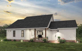 Modern Farmhouse House Plan #041-00319 Elevation Photo