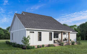 Modern Farmhouse House Plan #041-00319 Elevation Photo