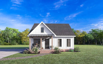 Modern Farmhouse House Plan #041-00320 Elevation Photo