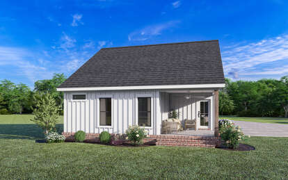 Modern Farmhouse House Plan #041-00320 Elevation Photo