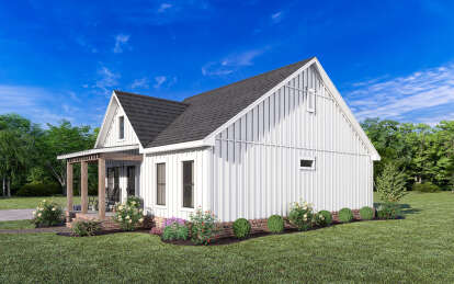 Modern Farmhouse House Plan #041-00320 Elevation Photo