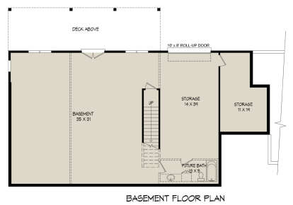 Basement for House Plan #940-00703