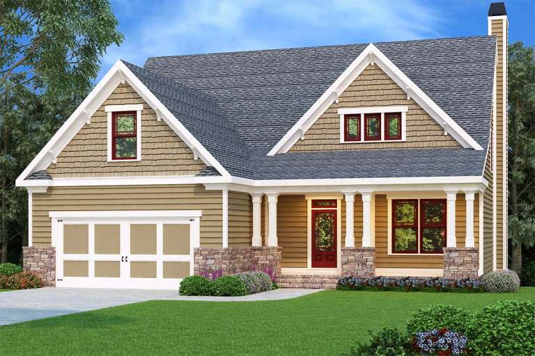 House Plan House Plan #2838 Front Elevation 