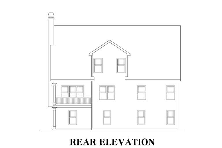 Craftsman House Plan #009-00133 Elevation Photo