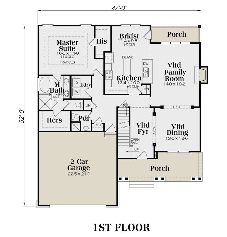 House Plan House Plan #2838 Drawing 1