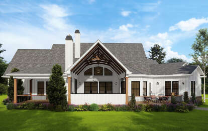 Modern Farmhouse House Plan #699-00352 Elevation Photo