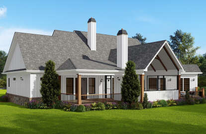 Modern Farmhouse House Plan #699-00352 Elevation Photo