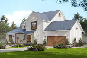 Modern Farmhouse House Plan #699-00353 Elevation Photo