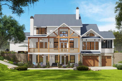 Modern Farmhouse House Plan #699-00353 Elevation Photo