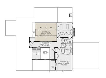 Second Floor for House Plan #699-00353